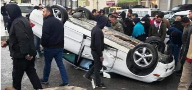الدفاع المدني: جريح جراء حادث سير على طريق الفرزل- زحلة
