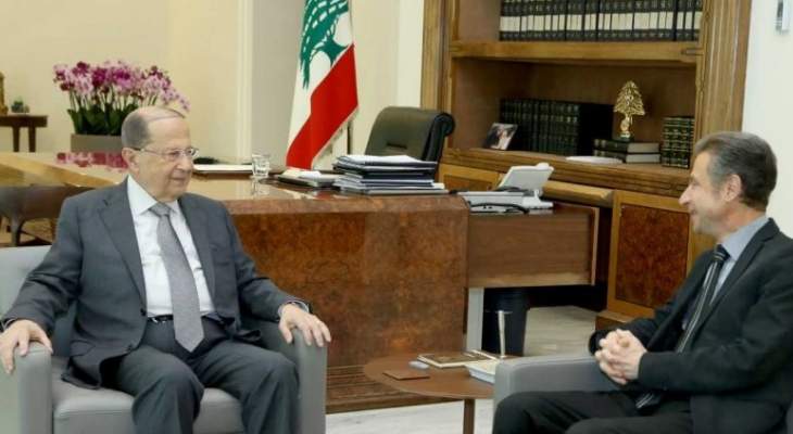 الرئيس عون بحث مع عبد الله فرحات الاوضاع العامة في البلاد