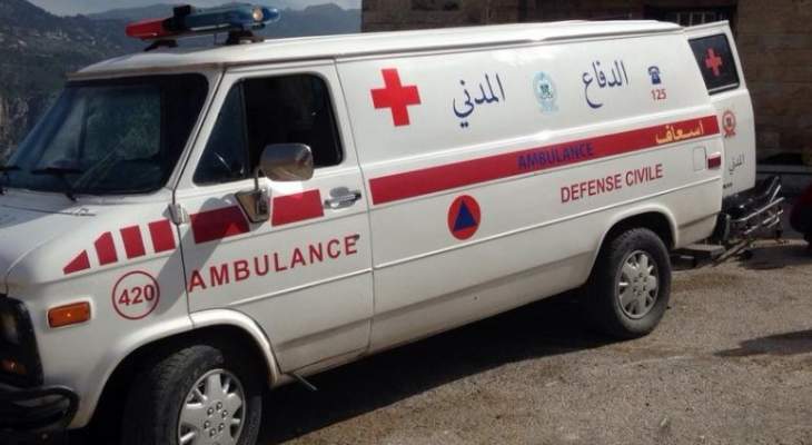 الدفاع المدني: نقل جثة امرأة من جبيل إلى مستشفى سيدة المعونات