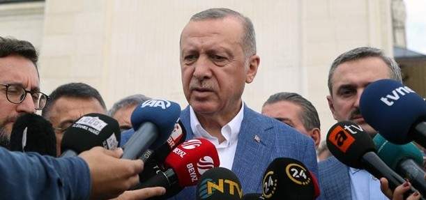 أردوغان: نأمل أن يحل الأمن والسلام في هذه المنطقة في أقرب وقت ممكن