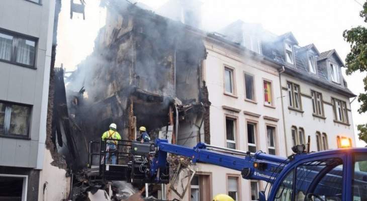 إصابة 25 شخصا في انفجار دمر مبنى بمدينة فوبرتال غربي ألمانيا