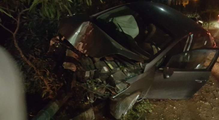 النشرة: ‏حادث سير على اتوستراد المنار في طرابلس