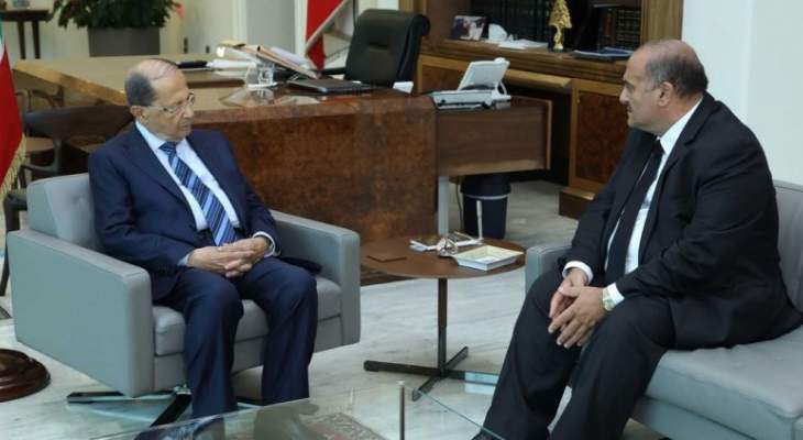 الرئيس عون يحث مع سفير لبنان بسوريا ملف النازحين والعلاقات اللبنانية السورية