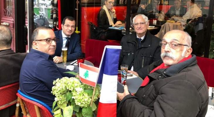 السفير عدوان جال على المحال اللبنانية التي تأذت خلال مظاهرات باريس وعاين الأضرار