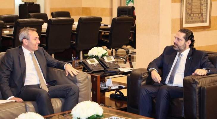 الحريري استقبل السفير البريطاني في ​لبنان ​كريس رامبلنغ