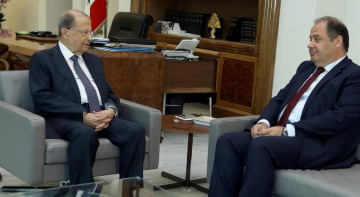 الرئيس عون أجرى سلسلة لقاءات سياسية وأمنية واقتصادية وتربوية 