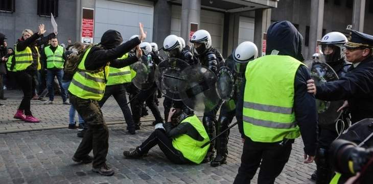 الشرطة الفرنسية: ارتفاع عدد المعتقلين من المحتجين إلى 205 أشخاص