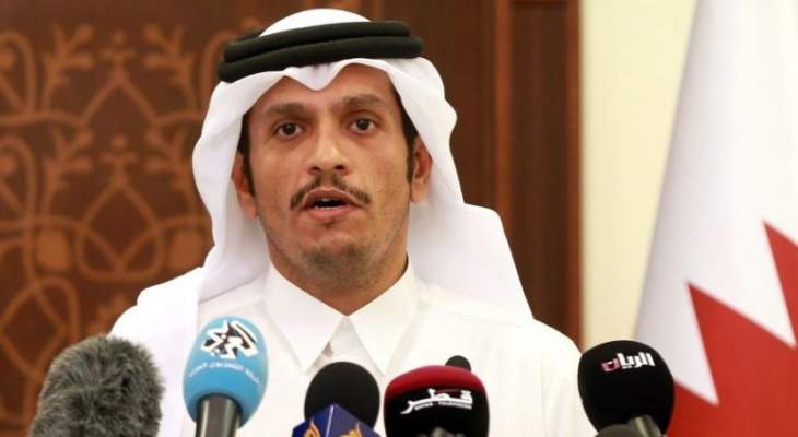  وزير الخارجية القطري: لا نرى أي عامل مشجع على عودة سوريا للجامعة العربية