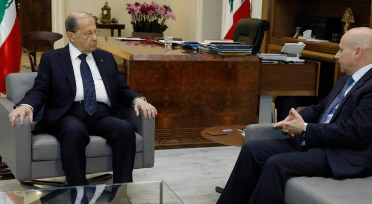 الرئيس عون استقبل سفير ايطاليا في لبنان ماسيمو ماروتي