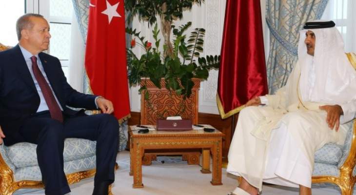 أمير قطر استقبل أردوغان بمراسم رسمية في الدوحة