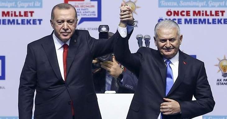 حزب "العدالة والتنمية" التركي رشّح يلدريم لرئاسة بلدية اسطنبول
