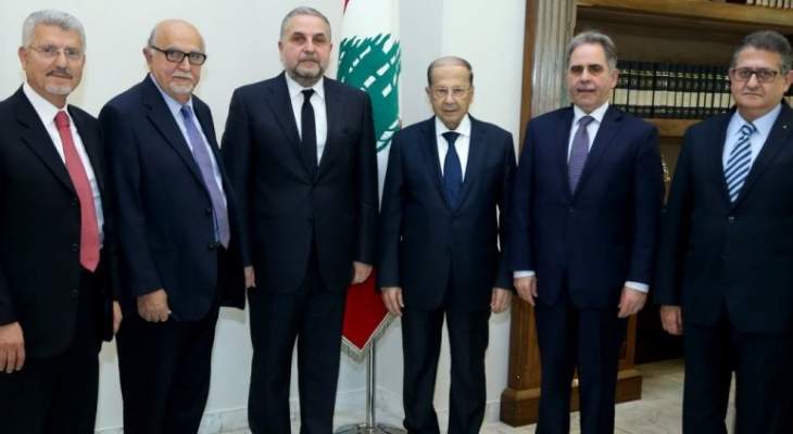 الرئيس عون استقبل رئيس جمعية منتدى الشرق للتعددية ورئيس الجامعة اللبنانية