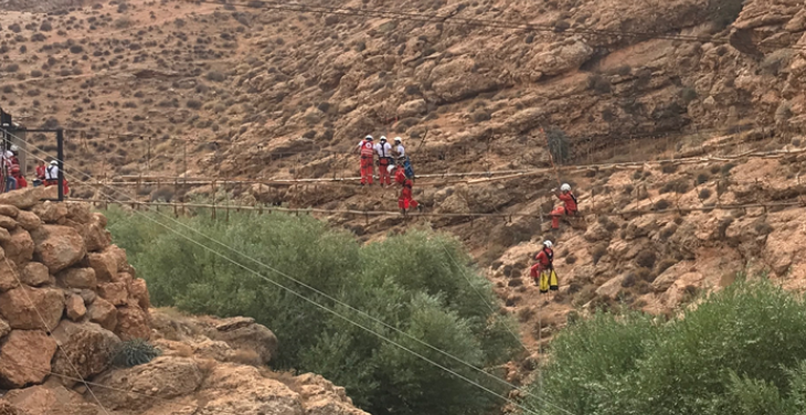  ادارة الاسعاف والطوارىء بالصليب الأحمر تنظم نشاطا تدريبيا لعناصرها في الهرمل