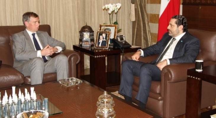 شورتر زار الحريري:بريطانيا تعلق أهمية كبرى على سياسة لبنان بالنأي بالنفس