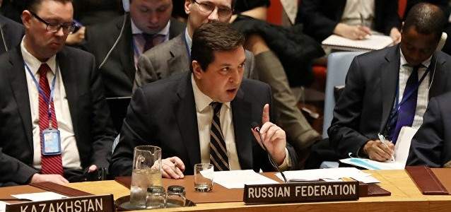 سافرونكوف: موسكو عرقلت بيانا بمجلس الأمن بشأن سوريا حاول تشويه الأوضاع بإدلب