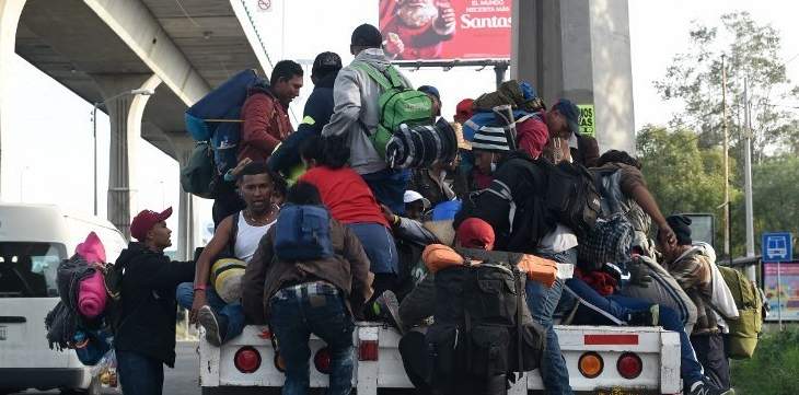 آلاف المهاجرين يجتازون مرحلة جديدة في المكسيك باتجاه الولايات المتحدة
