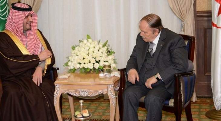 بوتفليقة عرض مع وزير داخلية السعودية العلاقات الثنائية وآخر المستجدات