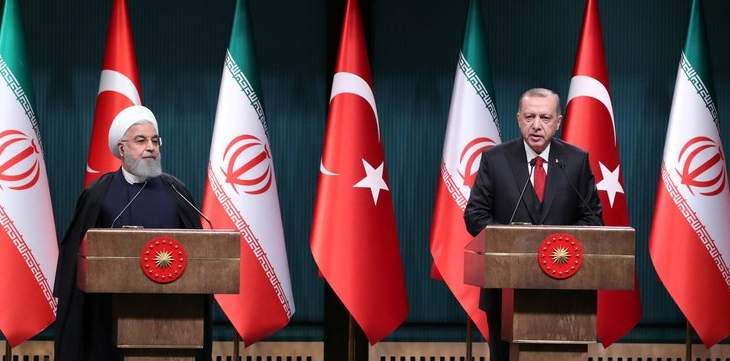 أردوغان وروحاني يتفقان على تعزيز التعاون لتسوية الأزمات في دول إسلامية