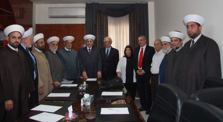 الشعار التقى مدير وزارة الثقافة التركية وتوقيع على ترميم معالم دينية ومساجد في طرابلس