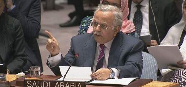 مندوب السعودية بالأمم المتحدة دعا لوقف الاعمال التخريبية لإيران بسوريا