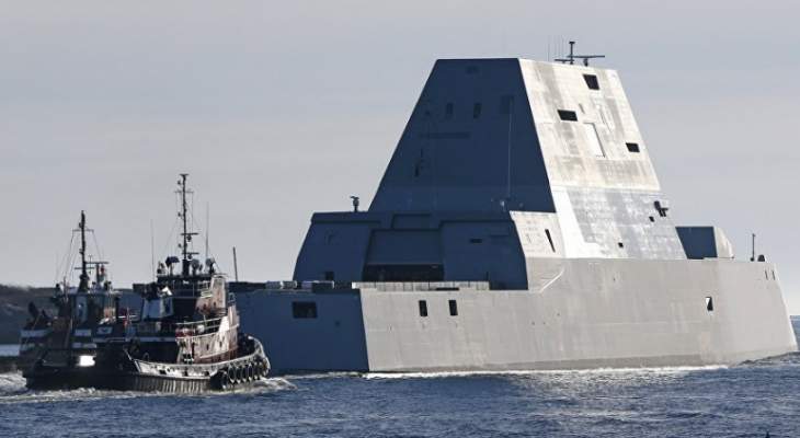 البحرية الأميركية: المدمرة الجديدة &quot;الشبح&quot; الثانية تدخل الخدمة