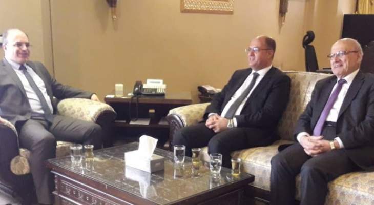 النشرة: اللقيس يلتقي وزير الاقتصاد والتجارة الخارجية السوري