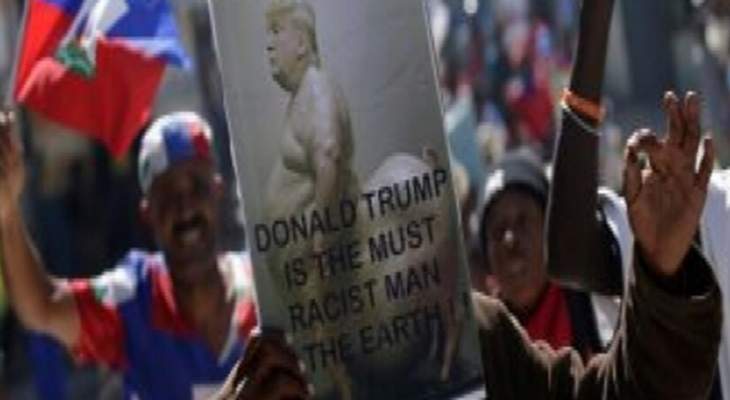 مظاهرات في هايتي تحت شعار "ترامب الرئيس الأكثر عنصرية على الأرض"