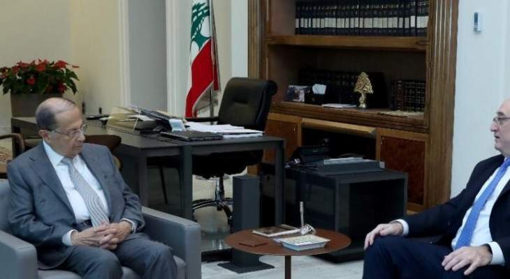 الرئيس عون استقبل جوزيف أبو فاضل: من يريد أن يحافظ على لبنان الدولة والتسوية الرئاسية عليه أن يضحي