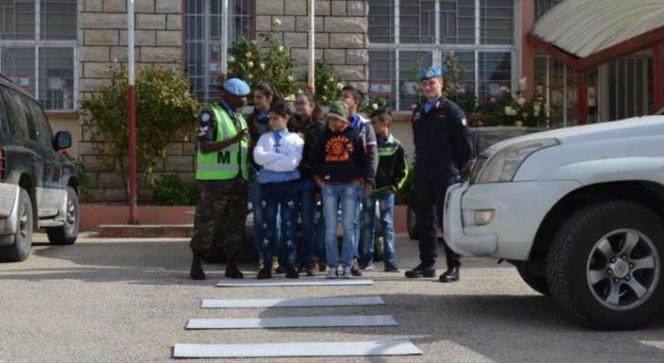 قوات حفظ السلام الإيطالية شاركت ببرنامج تعليمي لرفع الوعي حول السلامة المرورية
