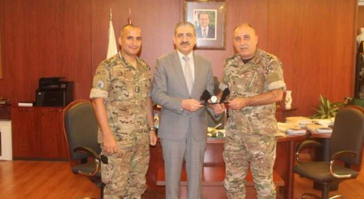رئيس الجامعة اللبنانية التقى قائد المركز العالي للرياضة العسكرية