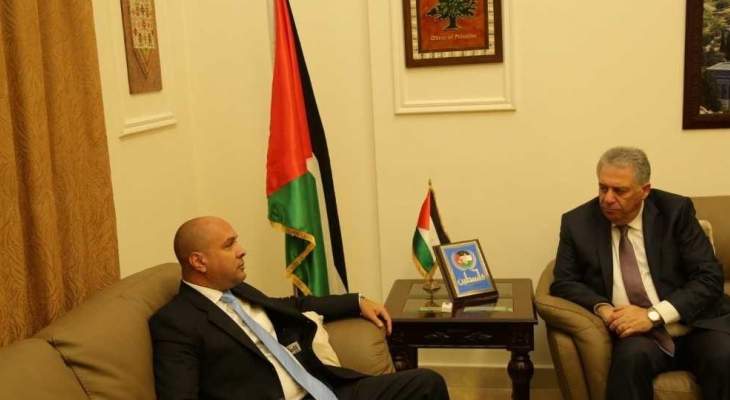 دبور التقى السفير الكوبي: نرفض كل الصفقات التي تستهدف القضية الفلسطينية