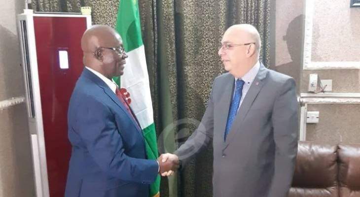 السفير ابو سعيد يلتقي الوزير ويلز ويوقّع بروتوكولين في نيجيريا