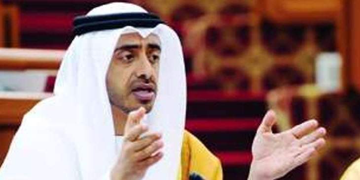 وزير خارجية الامارات: قررنا إعادة سفارتنا بدمشق لإعادة سوريا لحضنها العربي