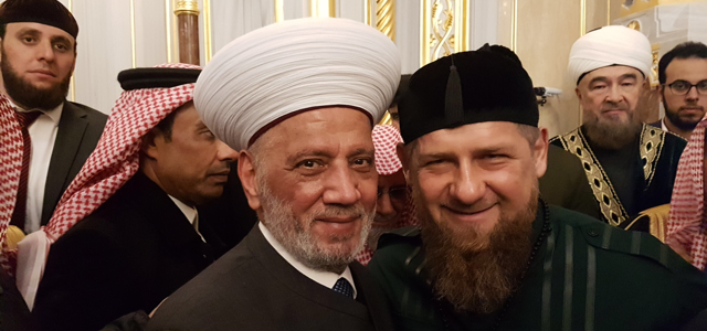 المفتي دريان التقى الرئيس الشيشاني في اطار الزيارة التي يقوم بها الى غروزني