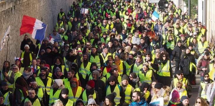 84 ألفا من &quot;السترات الصفراء&quot; تظاهروا في كل أنحاء فرنسا السبت