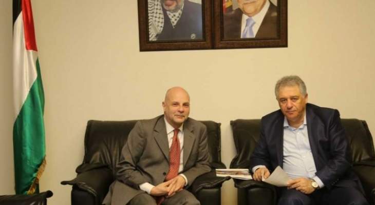 دبور التقى المدير العام لوكالة الاونروا في لبنان  
