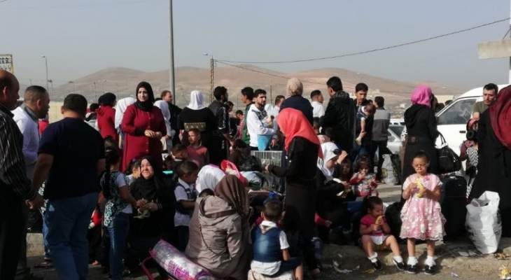 النشرة: الأمن العام يدقق بأوراق النازحين السوريين قبل عودتهم الى قراهم