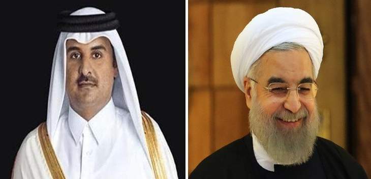 أمير قطر يهنئ روحاني بذكرى الثورة الإسلامية