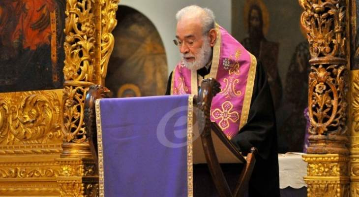 عودة ترأس جناز المسيح في كاتدرائية مار جاورجيوس