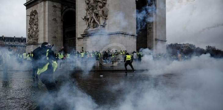 أعداد الجرحى في احتجاجات فرنسا وصل إلى 117 شخصا