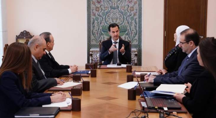 الأسد أكد ضرورة تحديد أولويات العمل بشكل أدق خلال الفترة المقبلة