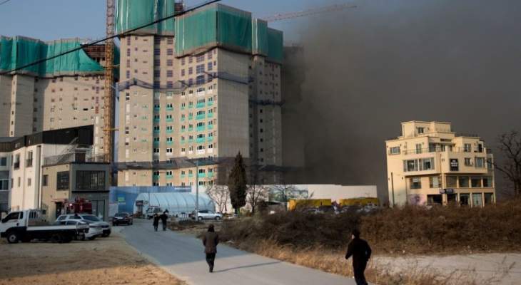 اندلاع حريق قرب مركز للهوكي بكوريا الجنوبية قبل انطلاق الألعاب الأولمبية