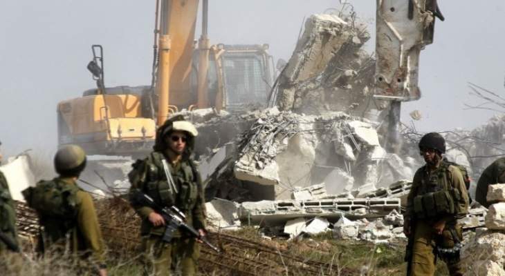 القوات الإسرائيلية هدمت منزل أسير فلسطيني في جنين شمالي الضفة الغربية