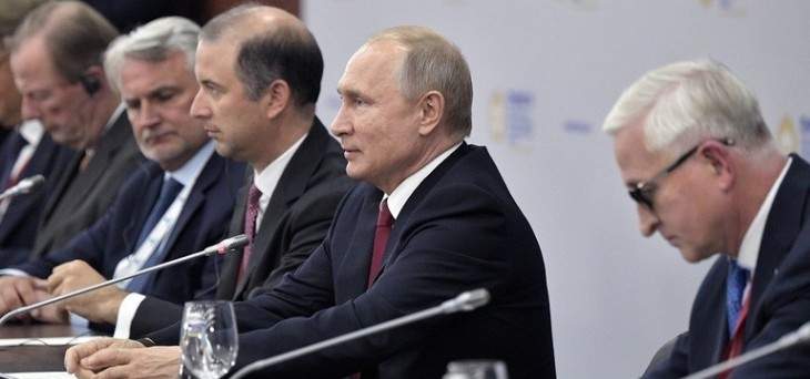بوتين بحث مع المستثمرين الأجانب مشاركتهم في المشاريع الوطنية الروسية