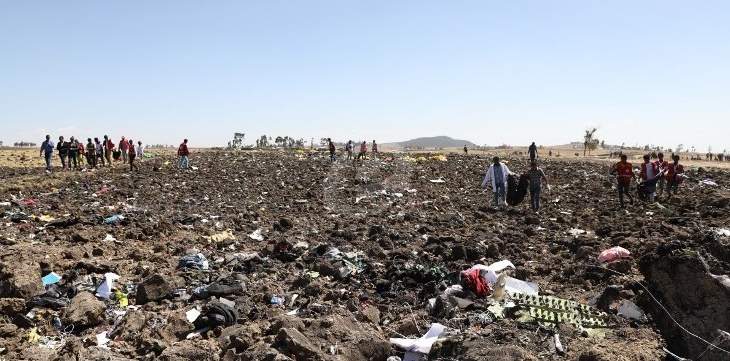 السلطات الإثيوبية تعلن الإثنين يوم حداد على ضحايا الطائرة المنكوبة