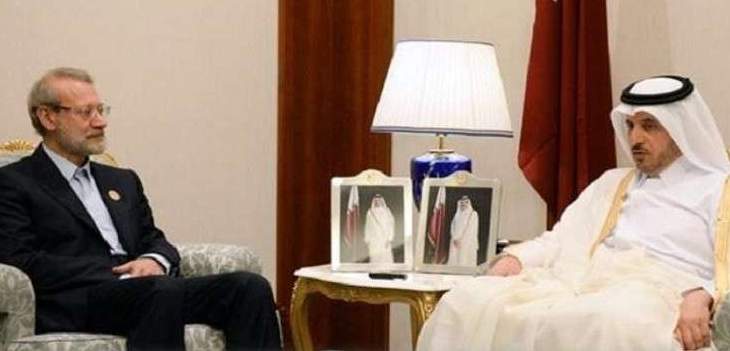 لاريجاني: الدبلوماسية القطرية النشطة هزمت تحالف بعض الدول العربية ضدها