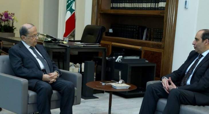 الرئيس عون استقبل سفير لبنان لدى كوريا الجنوبية 