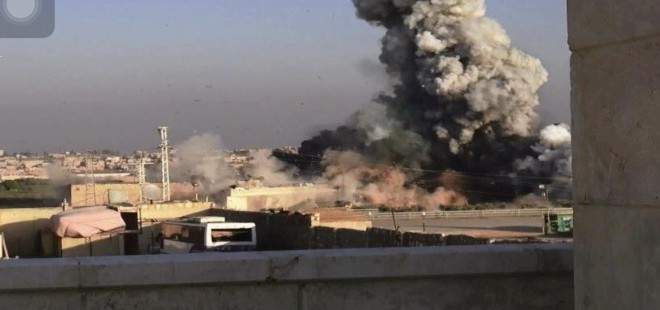 الإعلام الحربي: سقوط قذائف صاروخية عدة قرب مطار النيرب شرق مدينة حلب 