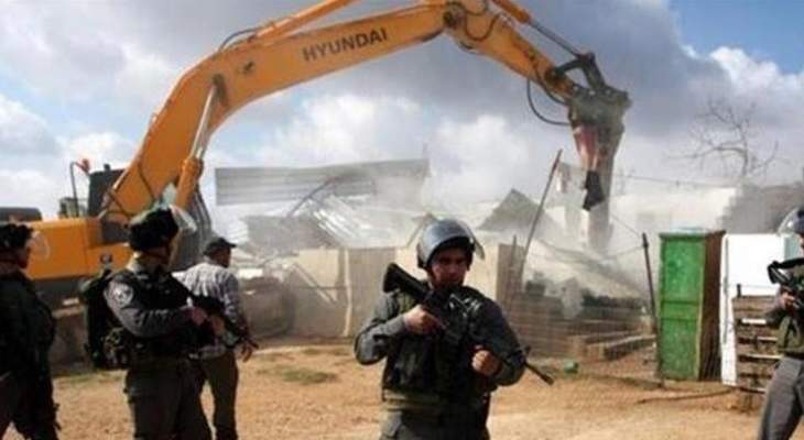 الآليات الإسرائيلية تهدم قرية العراقيب جنوبي اسرائيل