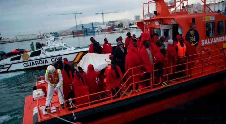 حرس السواحل الإسباني أنقذ 325 مهاجرا مع بداية العام الجديد